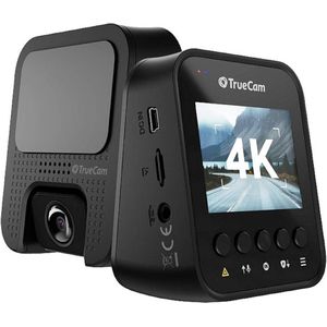 TrueCam H25 Dashcam met GPS Kijkhoek horizontaal (max.): 50 ° Gegevensweergave in video, G-sensor, WDR, Videoloop, Automatische start, GPS met radarherkenning,