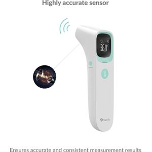 TrueLife Care Q10 BT koortsthermometer en oorthermometer met Bluetooth en app, contactloze infrarood contactloze hoofdthermometer voor kinderen en volwassenen, CE, RoHS, ISO, SUKL goedgekeurd