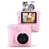 LAMAX - InstaKid1 - Kindercamera - Roze - Thermisch Afdrukken - 2 Rollen