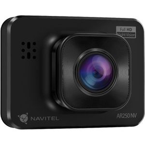 Navitel - AR250 NV - Dashcam - Zwart - Ingebouwde Microfoon - Bluetooth - WiFi - Volledige HD