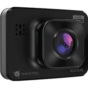 Navitel R250 DUAL (Nachtzicht, Volledige HD), Dashcams, Zwart