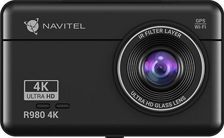 Navitel - R980 4K - Dashcam - Zwart - Ingebouwd Display - GPS