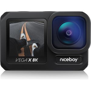 Niceboy Vega X 8K (WiFi), Action Cam, Zwart