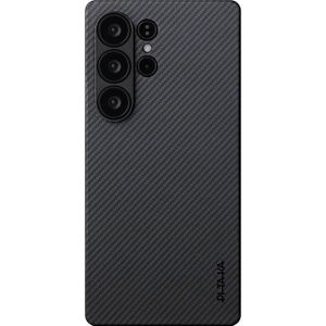 PITAKA Ultra-Slim Case - Black/Grey Twill - Samsung Galaxy S25 Ultra