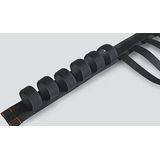 LANCO flexibele kabelgoot L-vorm met klittenbandsluitingen 100 cm lengte | individueel instelbaar | geschikt voor binnen- en buitenruimtes