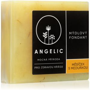 Angelic Soap fondant Calendula & Lemon balm Extra Zachte Natuurlijke Zeep 105 gr