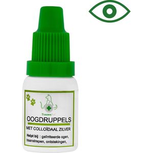 TraumaPet Oogdruppels met colloïdaal zilver voor dieren - Bij rode ogen - Geïrriteerde ogen - Traanstrepen - Conjunctivitis - Preventieve reiniging