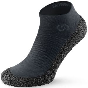 Skinners 2.0 Anthracite | Unisex minimalistische blote voetschoenen voor dames en heren | minimalistische barefoot sokken/hoes voor mannen en vrouwe