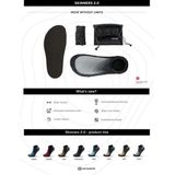 Skinners - 2.0 - Barefootschoenen - Anthracite - Materiaal: Textiel