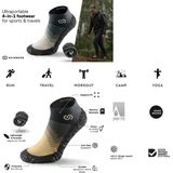 Skinners - 2.0 Compression - Barefootschoenen - Grijs - Sokkenstijl