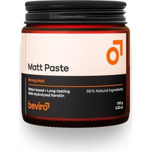Beviro - Matt Paste Strong Hold - Haar Paste - 100 g