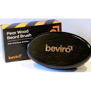 Beviro - Wood Beard Brush - Baardbostel - Wildezwein Borstelharen