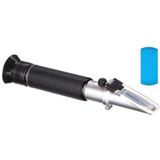 Alcohol refractometer AT 80, 0-80% alcoholmeetbereik, ATC-alcoholmeter, sterke drankentester, handrefractometer, voor alcoholconcentratie, whiskey, bourbon