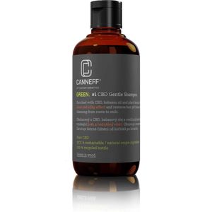 Canneff - Green CBD Gentle Shampoo - Herstellende Shampoo - 200 ml - Natuurlijke Ingrediënten