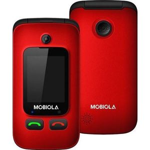Mobiola - MB610 - Mobiele Telefoon - Rood - Dual SIM - 2,4 inch LCD-scherm