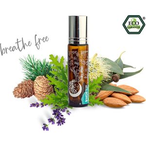 TERRA GAIA - roll on - breathe free - 100% organic essential oils - blended with organic almond oil