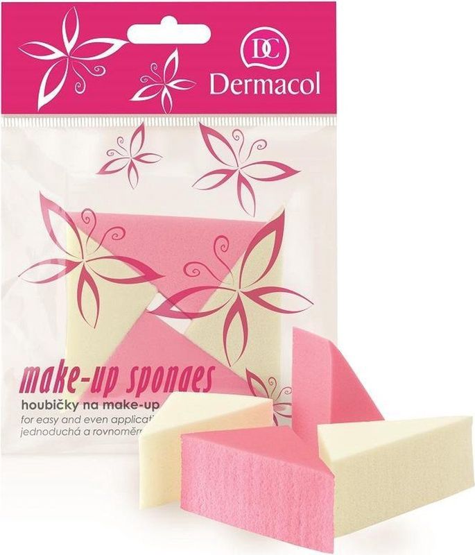 Dermacol Accessories - Driehoekig Make-up Spons - 4 st - Borstels en Sponzen