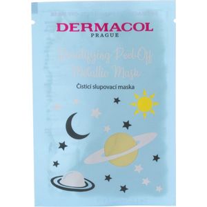 Dermacol Beautifying Peel-Off Metallic Mask Peel-Off Masker voor Dieptereiniging 15 ml