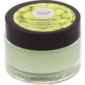 Dermacol - Face & Lip Peeling Grape - Dieptereinigende Peeling - 50 ml - Reiniging voor Vrouwen