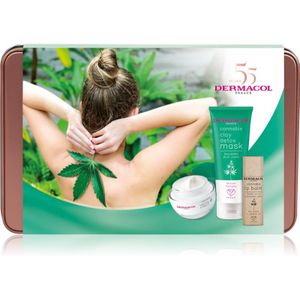 Dermacol - Cannabis - Gift Set - Hennepolie - Lippenbalsem - Gezichtscrème - Detox Masker