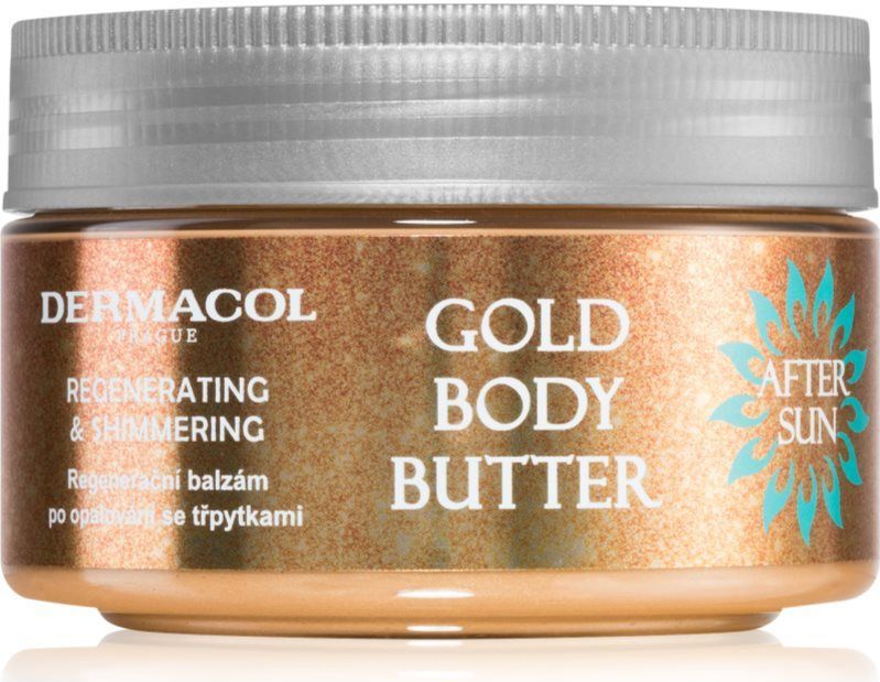 Dermacol After Sun Herstellende Body Crème met Glitters 200 gr