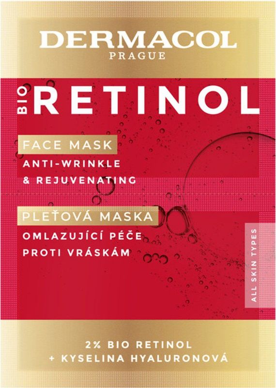 Dermacol - Bio Retinol Crème-Masker - 16 ml - Gezichtsmasker