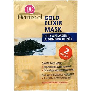 Dermacol - Gold Elixir - Gezichtsmasker - 2x8 gr
