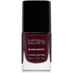Gabriella Salvete Longlasting Enamel Langaanhoudende Nagellak met Hoge Glans Tint 19 Mahagony 11 ml