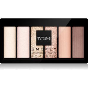 Gabriella Salvete Eyeshadow 6 Shades Palette Oogschaduw Palette Tint 02 Romantic 12 gr