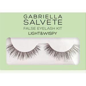 Gabriella Salvete False Eyelash Kit Light & Wispy Nepwimpers met Lijm en Applicator 1 st