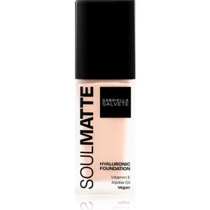 Gabriella Salvete SoulMatte Langaanhoudende Make-up met Matterend Effect Tint 01 Porcelain Cold 30 ml