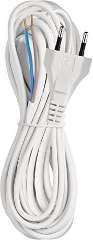 Installatiedraad - PVC - Wit - 2x0,75mm² - 5 Meter