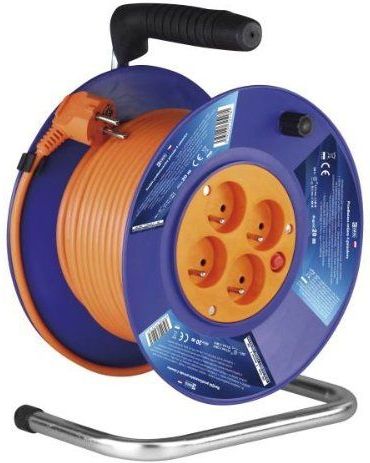 Verlengkabel - 20 Meter - 4 Stopcontacten - PVC - Aarding