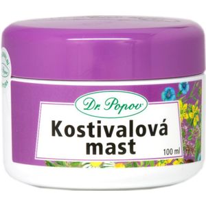 Dr. Popov Herbal ointments Comfrey Massage Crème voor spieren, gewrichten en ligamenten 100 ml