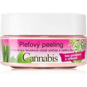 Bione Cosmetics - Cannabis - Gezichtspeeling - 200 gr - Exfoliatie
