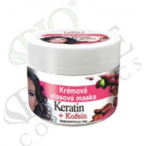 Bione Cosmetics - Keratin + Kofein - Haarmasker - 260 ml
