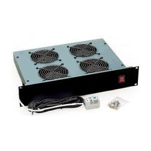 Triton - RAB-CH-X02-A1 - Rack Fan Unit - Zwart - 4 Ventilatoren - Thermostaat