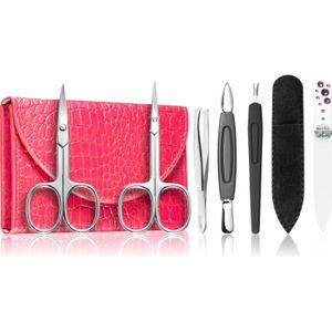 DuKaS Premium Line Solingen 214 Manicure Set + etui Pink