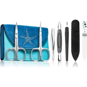 DuKaS - Premium Line Solingen 216 - Manicure Set - Blue-Turquoise - 6 Stuks