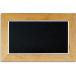 FrameXX Home246 (hout lijst) - luxe digitale fotolijst met wifi - 24 inch