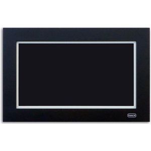 FrameXX Home246 (zwarte lijst) - luxe digitale fotolijst met wifi - 24 inch