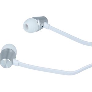 Swissten - YS500 - In-Ear Oordopjes - Zilver/Wit - Met 3.5mm Jack Aansluiting