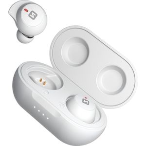 Swissten Bluetooth TWS Oortelefoon STONEBUDS (2 h, Draadloze), Koptelefoon, Wit