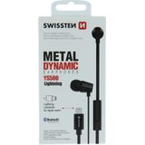 Swissten - YS500 - In-Ear Oordopjes - Zwart - Bluetooth - Lightning Aansluiting