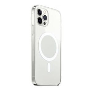 Swissten - Clear Jelly MagStick - compatible avec iPhone 12 Mini et recharge MagSafe - étui transparent