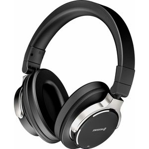 Swissten Jumbo Draadloze Bluetooth Over-ear Koptelefoon met Noise Cancelling - Zwart