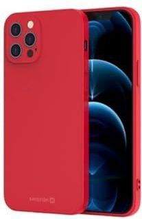 Swissten Soft Joy Case beschermhoes voor iPhone 14 Plus, rood
