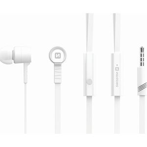 Swissten - YS-D2 - In-Ear Oordopjes - Wit - 3.5mm Jack Aansluiting