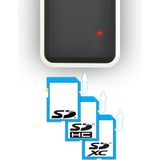 Axagon - CRE-X1 - Geheugenkaartlezer - Zwart - Wit - USB 2.0