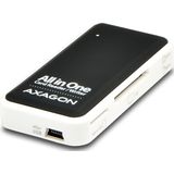 Axagon - CRE-X1 - Geheugenkaartlezer - Zwart - Wit - USB 2.0